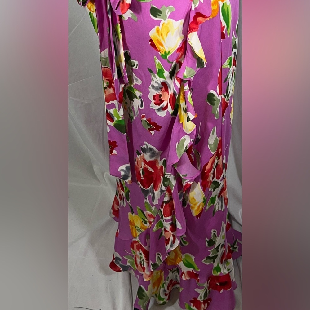 Lauren Ralph Lauren Purple Floral Maxi Dress - Picture 7 of 8